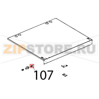 Raccordo j. guest terminale diritto Unox XBC 905 Raccordo j. guest terminale diritto Unox XBC 905Запчасть на деталировке под номером: 107
