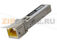 Модуль SFP Linksys MGBT1 1000BASE-T, Small Form-factor Pluggable (SFP), Copper, RJ45 Connector, up to 100 meter reach  