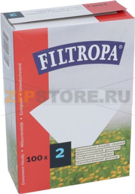 FILTROPA BLEACHED PAPER FILTERS 2 100 