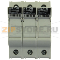 Держатель предохранителя, 30 A, AC 600 В, 10x38 мм, CC, 3P, UL Eaton 3Pole 30A 600V MFH For 10X38
