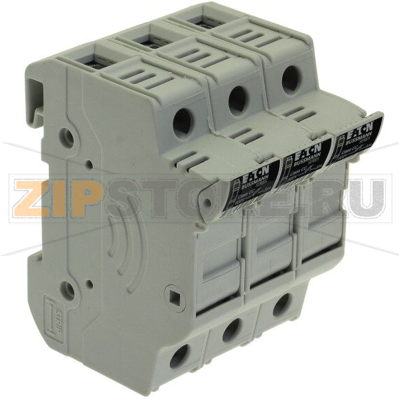 Держатель предохранителя, 30 A, AC 600 В, 10x38 мм, CC, 3P, UL Eaton 3Pole 30A 600V MFH For 10X38 