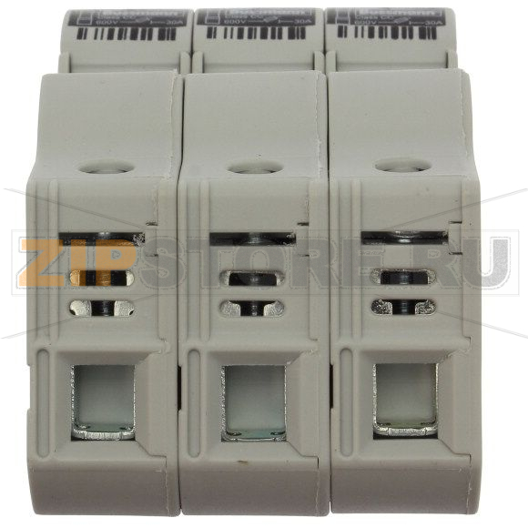 Держатель предохранителя, 30 A, AC 600 В, 10x38 мм, CC, 3P, UL Eaton 3Pole 30A 600V MFH For 10X38 
