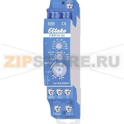 Реле импульсное 16 A, 250 В/AC, синее, 1 шт Eltako FSR14-2x 