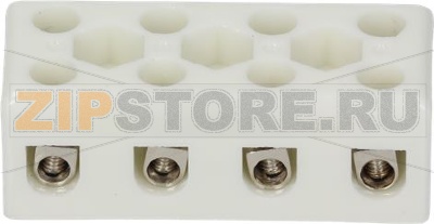 ЧЕТЫРЕХПОЛЮСНАЯ КЕРАМИЧЕСКАЯ КЛЕММНАЯ КОЛОДКА 