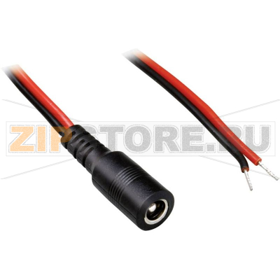 Гнездо низковольтное 2.1 мм, 5.5 мм, 0.3 м, 1 шт TRU Components TC-2511279 