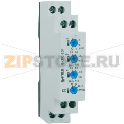 Реле контроля напряжения, 1 шт Entes GKRC-20F 