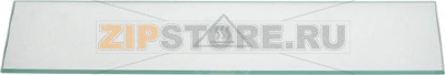 GLASS FOR OVEN DOOR 415x105x6 mm 