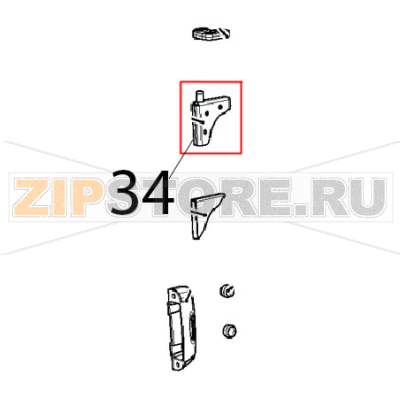 Cerniera vetro int inox sup Unox XBC 615EG Cerniera vetro int inox sup Unox XBC 615EGЗапчасть на деталировке под номером: 34