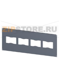 SIVACON, base, with cutouts for flanges, IPXX, T: 600 mm, W: 1200 mm, zinc-plated Siemens 8MF1026-2UB52-0