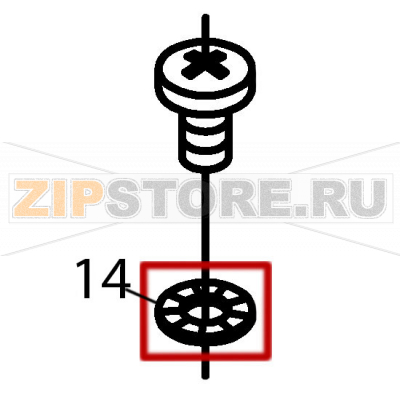 Fan shaped washer A-4 Fagor FI-2700I Fan shaped washer A-4 Fagor FI-2700IЗапчасть на деталировке под номером: 14Название запчасти Fagor на английском языке: Fan shaped washer A-4 FI-2700I.