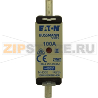 Предохранитель, 80 A, AC 400 В, 120 кА, NH000, gL/gG, IEC Eaton NH FUSE 80A 400V GG/GL SIZE 000