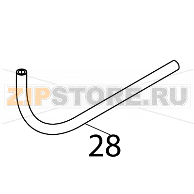Rubber pipe Ø24xØ14x1.100 Fagor FI-2700I Rubber pipe Ø24xØ14x1.100 Fagor FI-2700IЗапчасть на деталировке под номером: 28Название запчасти Fagor на английском языке:&nbsp;Rubber pipe Ø24xØ14x1.100 FI-2700I.