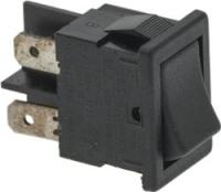 SWITCH 1-POLE BLACK