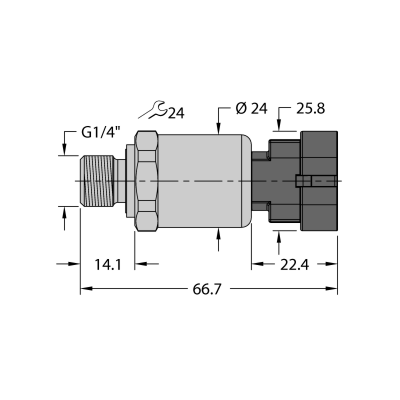 Датчик давления Turck PT010R-1104-I2-AMPS1.5 