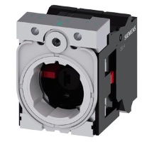 держатель, тройной, металл, 1 НЗ, 1 НЗ, светодиодный модуль, цвет: белый, 24 В AC/DC, пружинная клемма Siemens 3SU1551-1AB60-3PA0