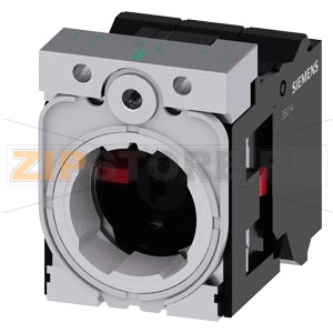 держатель, тройной, металл, 1 НЗ, 1 НЗ, светодиодный модуль, цвет: белый, 24 В AC/DC, пружинная клемма Siemens 3SU1551-1AB60-3PA0 