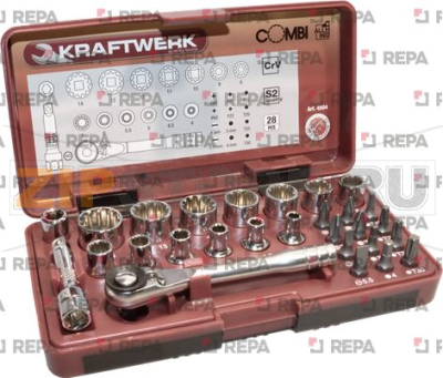 COFFRET A DOUILLES 28 PIECES 1/4&amp;#039;&amp;#039; 
