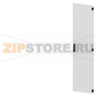 SIVACON, door, on the right, ventilated, IP40, H: 2000 mm, W: 450 mm, RAL 7035, Protection class 1 Siemens 8MF1070-2UT14-2BA2