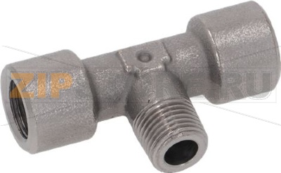 Т-ОБРАЗНОЕ СОЕДИНЕНИЕ Ø 1/8&quot;F-1/8&quot;F-1/8&quot;M НИКЕЛЬ 