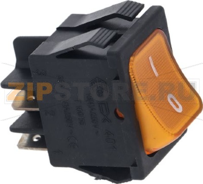 INTERRUTTORE BIPOLARE ARANCIO 10A 400V 