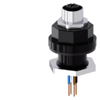 АДАПТЕР ДЛЯ ПОДКЛЮЧЕНИЯ ЧЕРЕЗ РАЗЪЕМ М12 5-PIN, ДЛЯ РЕЗЬБОВОГО ВВОДА М20, ДЛЯ МЕТАЛЛИЧЕСКОГО КОРПУСА Siemens 3SU1950-0HP10-0AA0