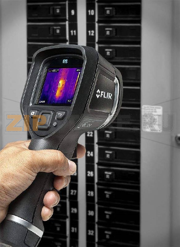 Тепловизор, от -20 до 400°C, 160x120 пикселей, 9 Гц, MSX, Wi-Fi FLIR E5xt 