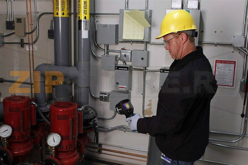 Тепловизор, от -20 до 400°C, 160x120 пикселей, 9 Гц, MSX, Wi-Fi FLIR E5xt 