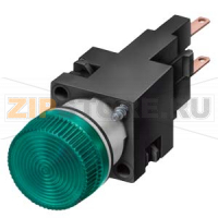 КОМПЛЕКТНОЕ УСТРОЙСТВО 16MM ИНДИКАТОРНАЯ ЛАМПА РАБОЧЕЕ НАПРЯЖЕНИЕ AC/DC 24V БЕЛАЯ Siemens 3SB2224-6BG06