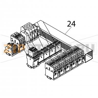 Unex channel 60x60x77 G=470 Fagor FI-2700I Unex channel 60x60x77 G=470 Fagor FI-2700IЗапчасть на деталировке под номером: 24Название запчасти Fagor на английском языке: Unex channel 60x60x77 G=470 FI-2700I.