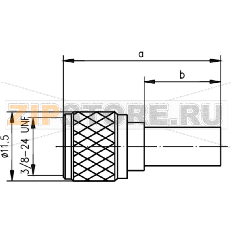Разъем UHF, мини, 50 Ом, 1 шт Telegärtner J01045F0000 