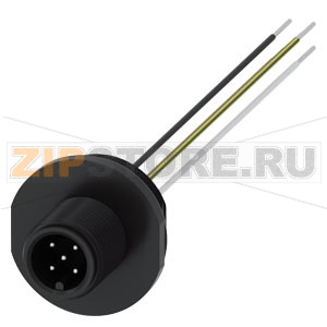 Принадлежности для позиционного выключателя 3SE51/52; штекер M12, 5-полюсный, для M20 x 1,5; контакт 1 = коричневый провод, контакт 2 = белый провод, контакт 3 = желто-зеленый провод, контакт 4 = черный провод, контакт 5 = серый провод. Подходит для элект 