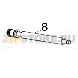 Rear pressing paper roller TSC PEX-1220 Rear pressing paper roller TSC PEX-1220Запчасть на деталировке под номером: 8