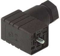 Разъем питания прямоугольный, 3 контакта, черный Hirschmann GDSN 307