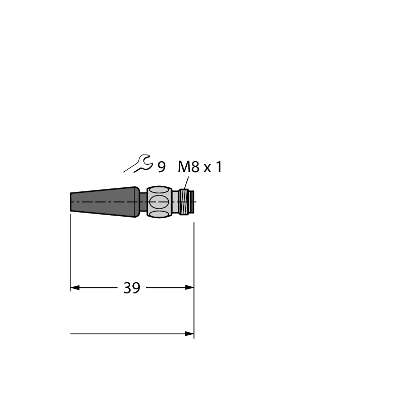 Кабель TPE Turck PKWH4M-5-PSGH4M/TFG 