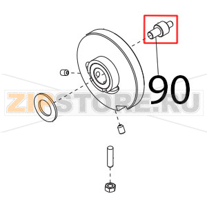 Rullino movimento DAL08 Sirman Palladio 300 Rullino movimento DAL08 Sirman Palladio 300Запчасть на деталировке под номером: 90