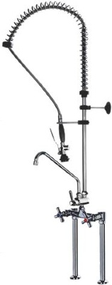 КРАН С ДВОЙНЫМ ОТВЕРСТИЕМ И ПОДЪЕМНЫМИ РАМАМИ 430 ММ 