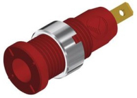 Разъем 2 мм, 10 А, 1 кВ, красный Hirschmann MSEB 2610 F28 AU ROT / RED