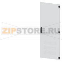 SIVACON, door, on the right, ventilated, IP40, H: 1800 mm, W: 600 mm, RAL 7035, Protection class 1 Siemens 8MF1860-2UT14-2BA2