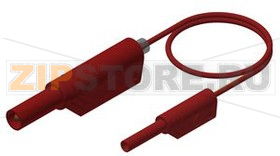 Провод тестовый 1 м, красный Hirschmann MAL S WS 2-4 100/1 ROT / RED 
