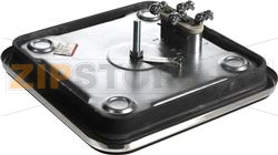 Hot plate   2,6 kW  400 V  220 x 220  pr 