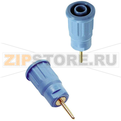 Розетка лабораторная, зеленая, желтая, 1 шт Stäubli SEB4-R 