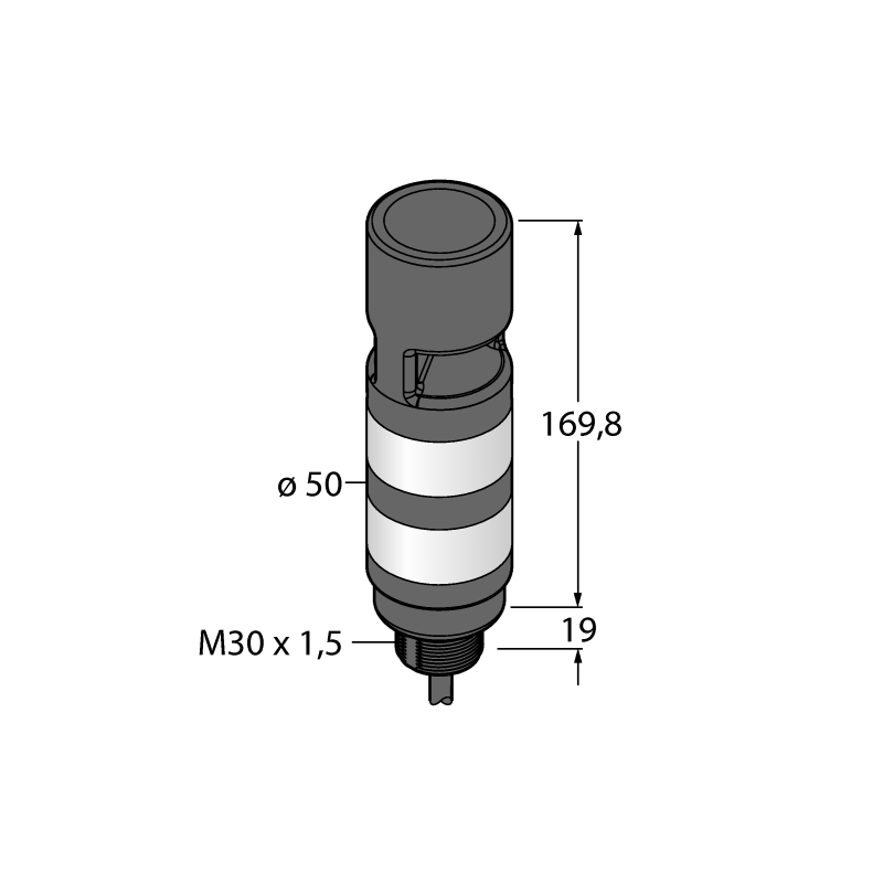 Колонна сигнальная Turck TL50GRAOSI 