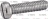 SLOTTED HEAD SCREW M3X20 -200PCS
