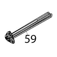 Resistenza 6000 Вт flangia triangolare Teikos TS601