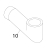 Extractor elbow 1003018 Fagor AD-64 C