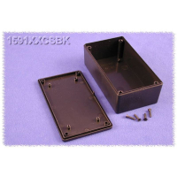 Корпус 121x66x41 мм, материал: пластик, черный, 1 шт Hammond 1591XXCSBK