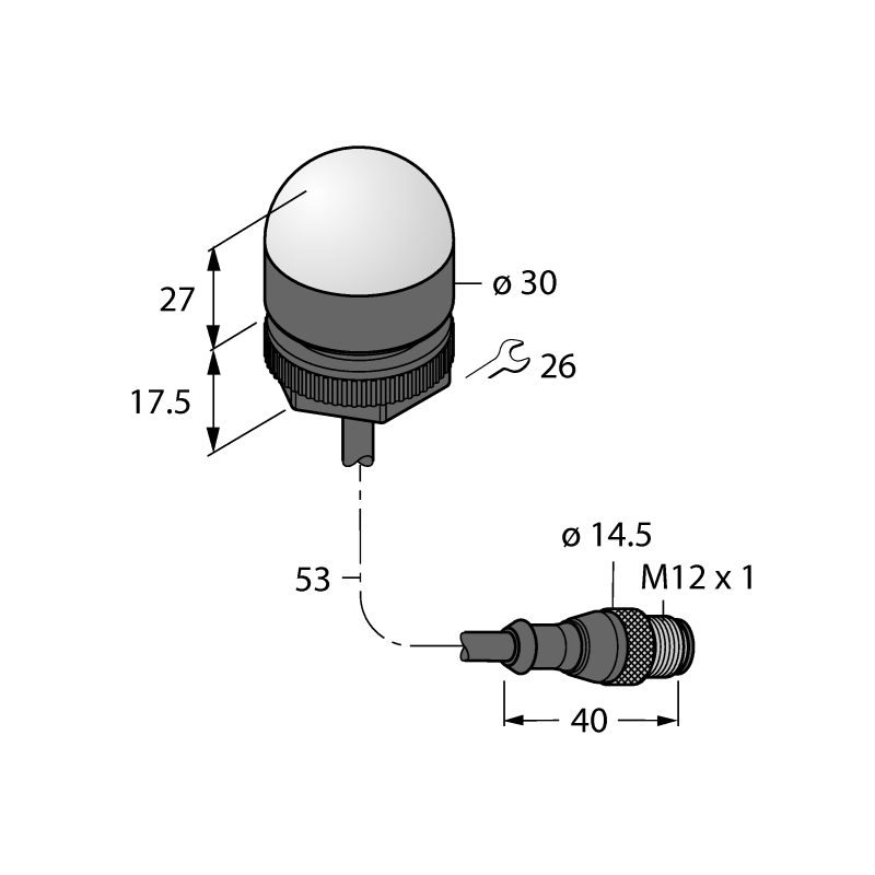 Маяк светодиодный Turck K30LGXXPQTASK 
