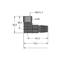 Кабель TPU Turck CKWM19-11-10/TXL