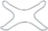REDUCER TRIVET CHROMED 4 POINTS SMALL