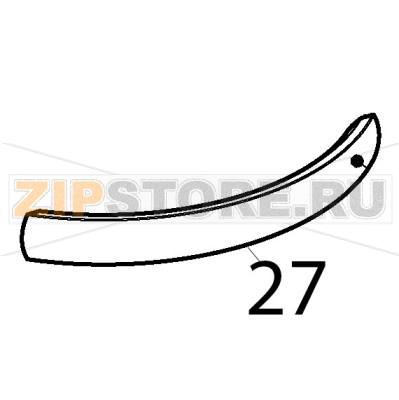 Maniglia vano profi3520 Tecnoinox FR48FE7 Maniglia vano profi3520 Tecnoinox FR48FE7Запчасть на деталировке под номером: 27